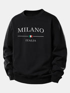 Milano Print Relax Fit Sweatshirt