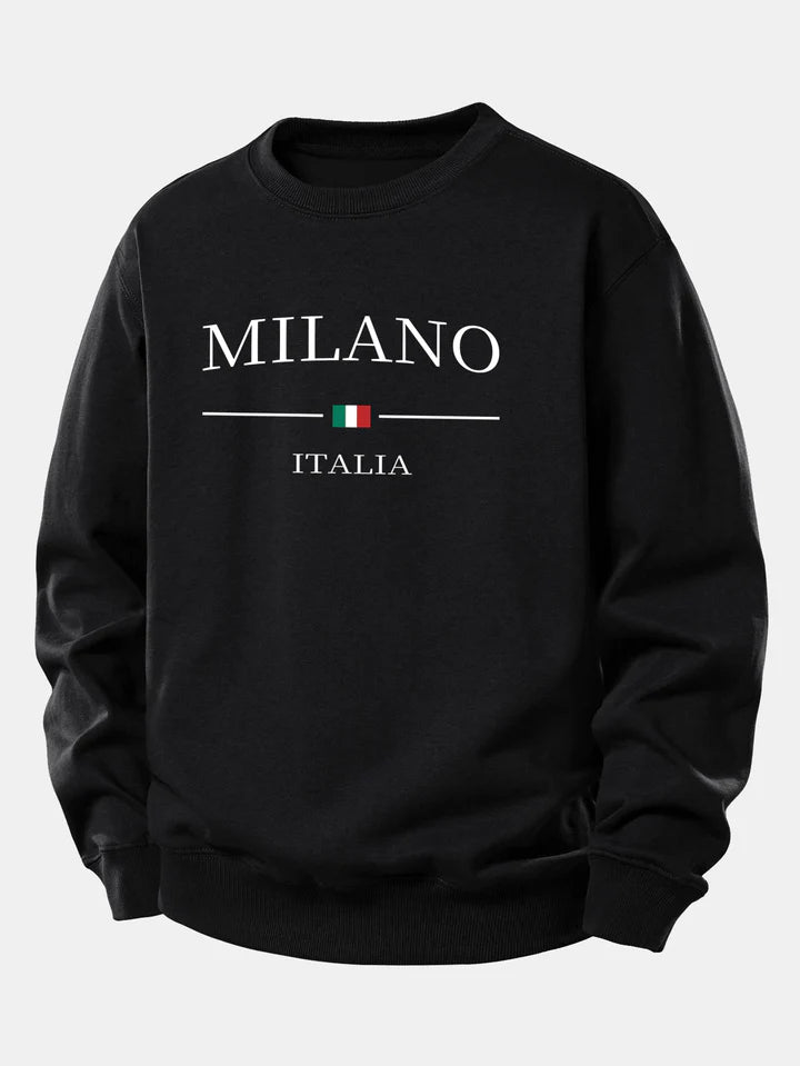 Milano Print Relax Fit Sweatshirt