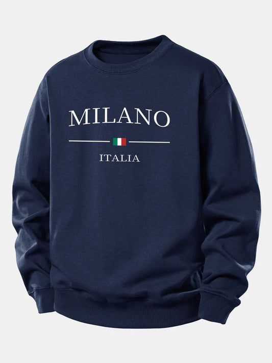 Milano Print Relax Fit Sweatshirt