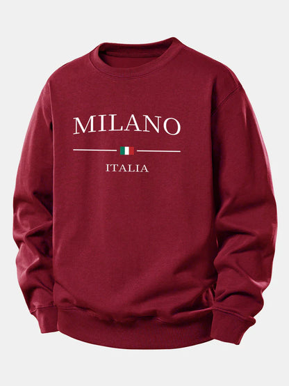 Milano Print Relax Fit Sweatshirt