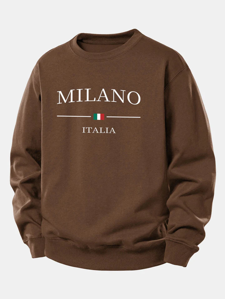 Milano Print Relax Fit Sweatshirt