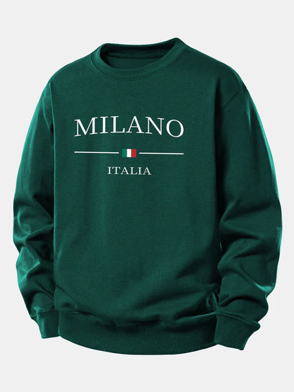 Milano Print Relax Fit Sweatshirt